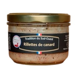 Rillettes 100% canard Lot et Garonne Conserverie artisanale Regaud