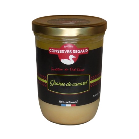 Graisse de canard 750g Lot et Garonne Conserverie artisanale Regaud