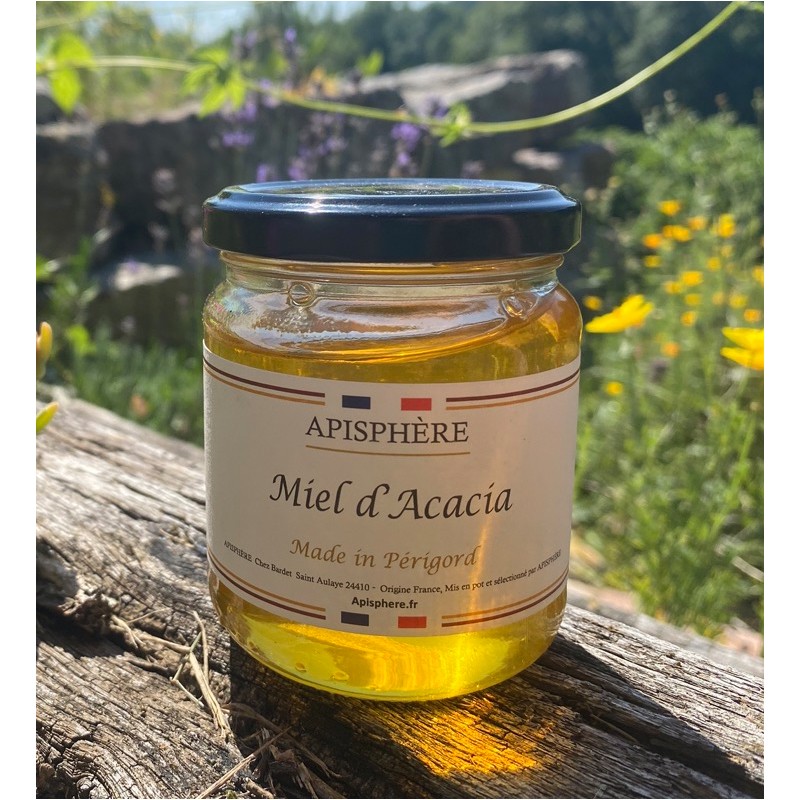 Miel d'Acacia Périgord 250g par Apisphere