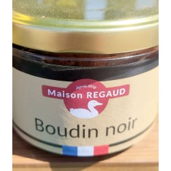 Terrine de Boudin noir à la viande 190gr Lot et Garonne Conserverie artisanale Regaud