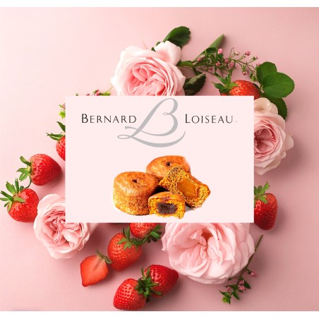 Nonnettes fraise rose Bernard Loiseau. Image Epicerie d'Aquitaine