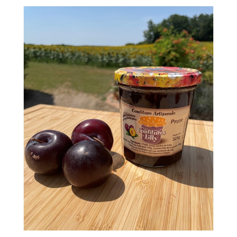 Confiture de prune par les Confitures de Lilly en Dordogne dans le Périgord.