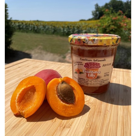 Confiture d'abricot les confitures de Lilly en Dordogne ans le Périgord