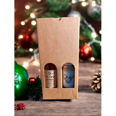 Coffret duo huile de noix et vinaigre de noix