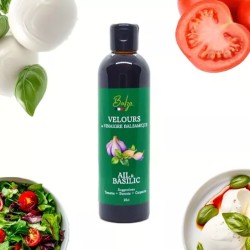 Velours de vinaigre Balsamique Ail Basilic 25cl fabrication artisanale Française