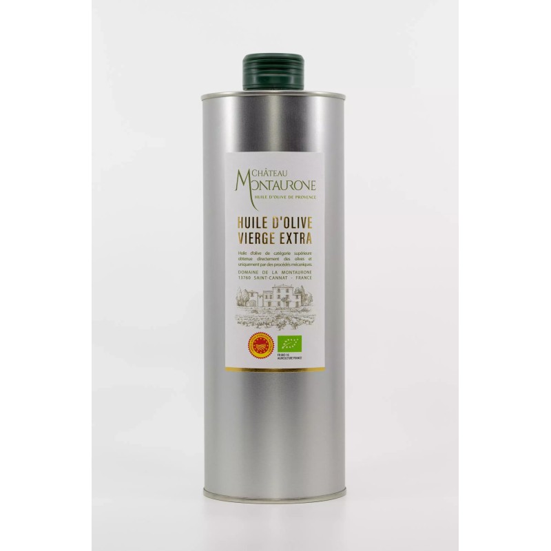 Huile d'Olive Bio Extra Vierge 1L – AOP Provence, 100% Française