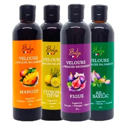 Coffret 4 Velours de Balsamique Artisanaux Français - 4x25cl – Épicerie d’Aquitaine