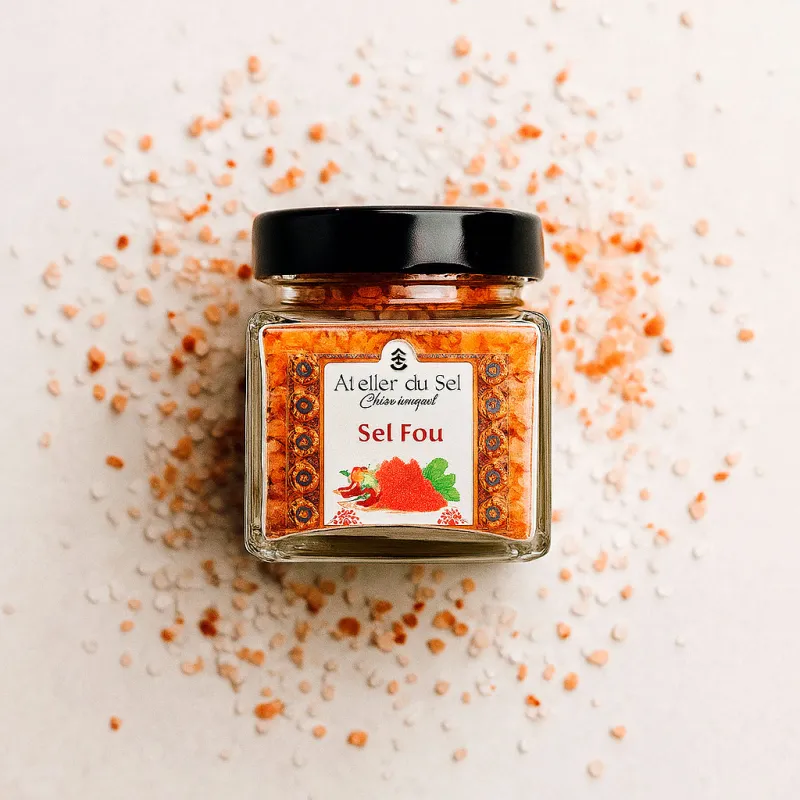 Sel Fou de Camargue – Sel Aromatisé aux Herbes et Épices – 200g