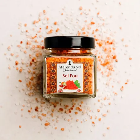 Sel Fou de Camargue – Sel Aromatisé aux Herbes et Épices – 200g