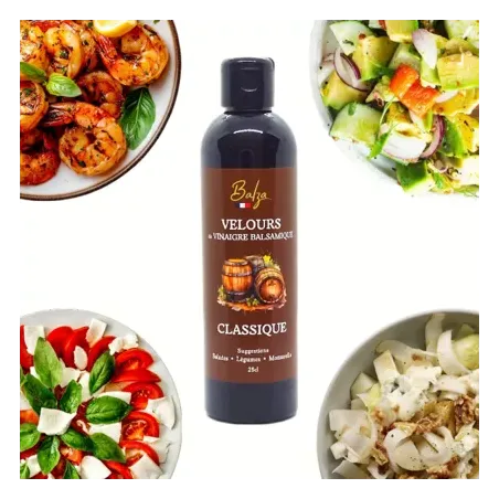 Velours balsamique classique Atelier du Sel – crème de vinaigre balsamique artisanale française