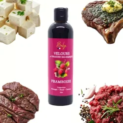 Velours balsamique framboise Atelier du Sel – crème de vinaigre balsamique fruitée artisanale