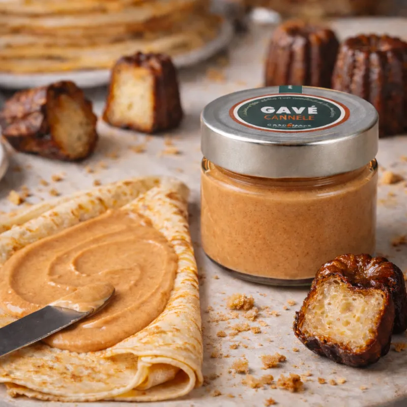Pâte à tartiner Gavé Cannelé Cassonade – spécialité bordelaise artisanale
