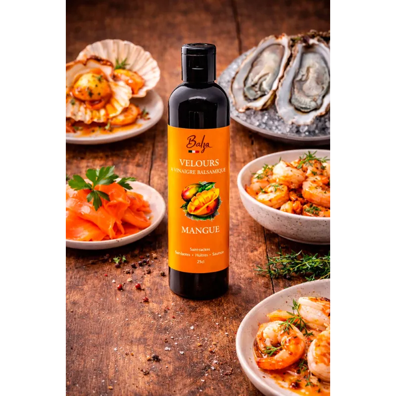 Velours de vinaigre Balsamique Mangue 25cl fabrication artisanale Française