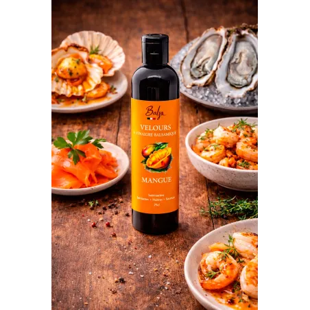 Velours de vinaigre Balsamique Mangue 25cl fabrication artisanale Française