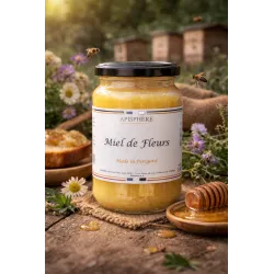 Miel de fleurs 500gr Apisphere Dordogne Périgord