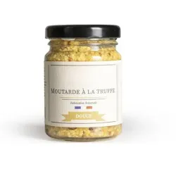 Moutarde douce à la truffe noire du Périgord Apisphère 90g