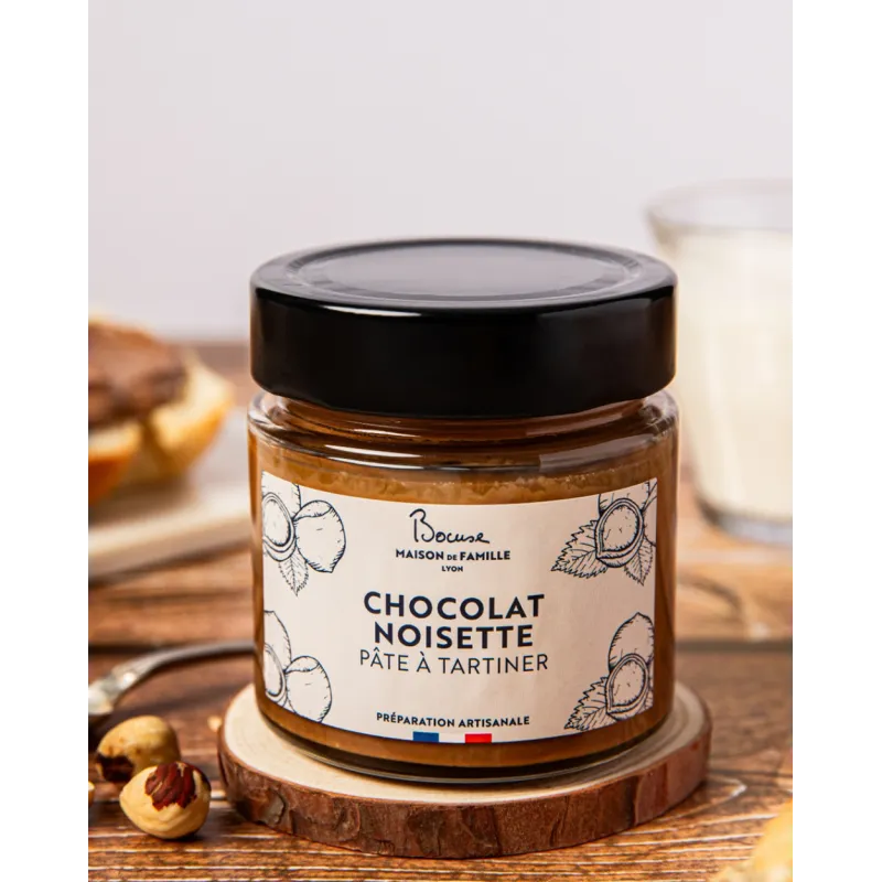 Pot de pâte à tartiner chocolat noisette Praliné intense Bocuse 210 g
