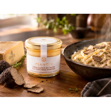 Crème au Comté AOP truffée à la truffe noire Plantin en verrine de 90 g