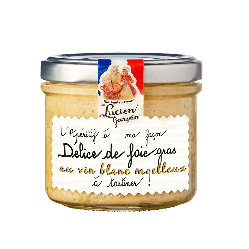 Délice Foie Gras au vin blanc moelleux 100g