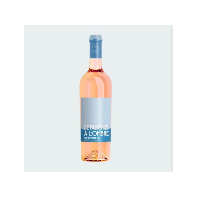 Vin rosé 2022 IGP Méditerranée Bio 75cl