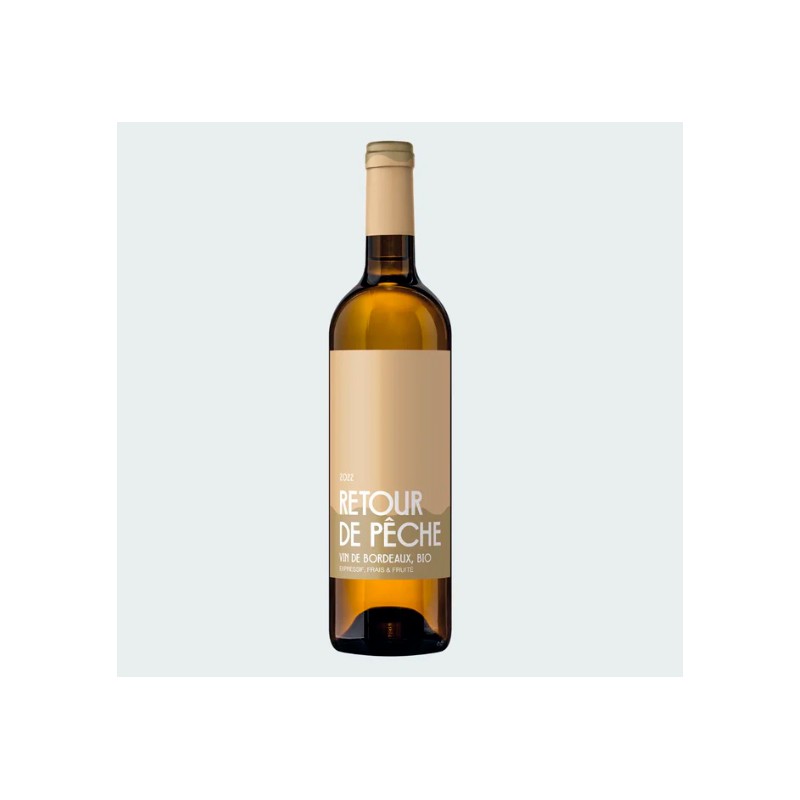 Vin Blanc Bio Bordeaux 2022 75cl Retour de pêche